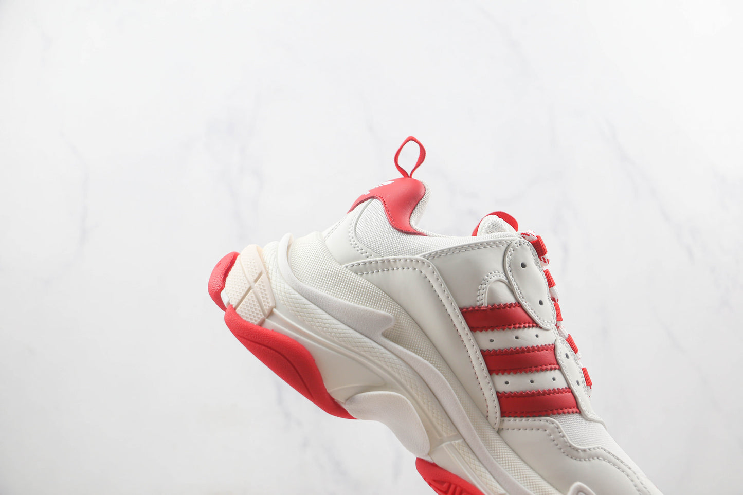 Balenciaga x Adidas Triple S "White-Red"