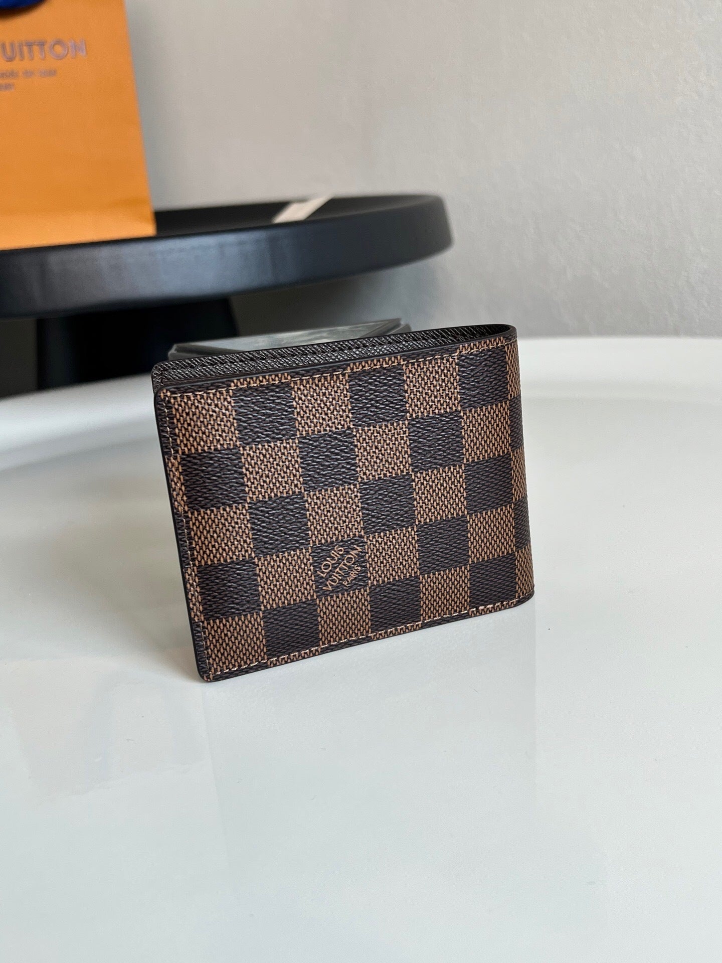 Louis Vuitton Slender Wallet "Damier Ebene"