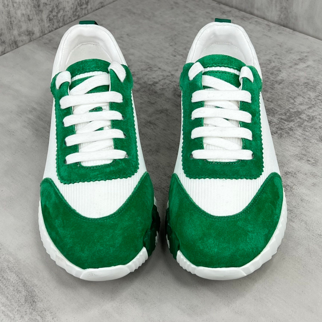 Hermes Bouncing Sneakers "White-Green"