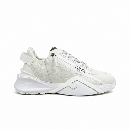 Fendi Flow "White Crocodile Pattern"
