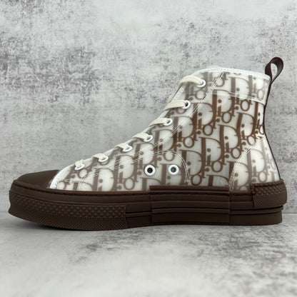 Dior B23 High-Top "White-Brown"