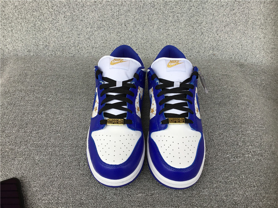 Supreme x Nike SB Dunk Low "Blue Stars"