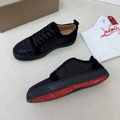 Christian Louboutin Louis Junior Strass "Black"