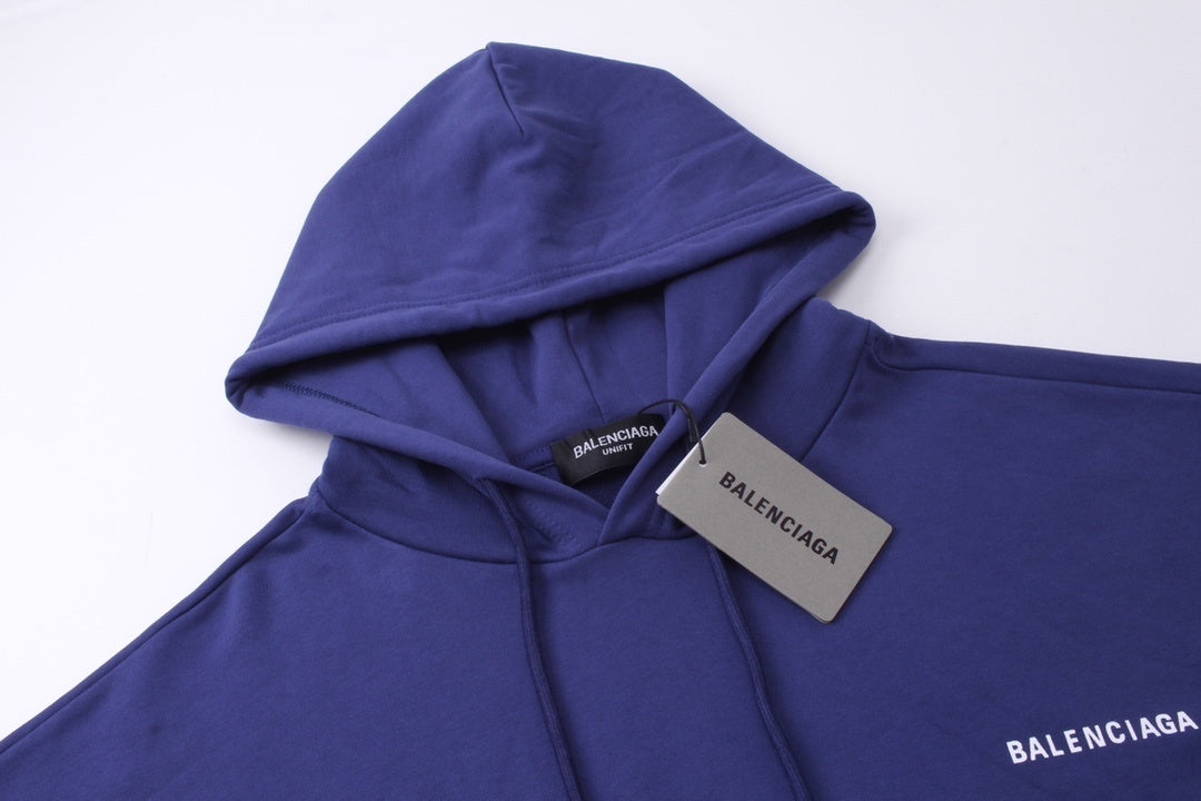Balenciaga Hoodie "Blue-White"