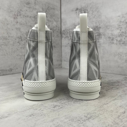 Dior B23 High-Top "Light Grey CD Diamonds"