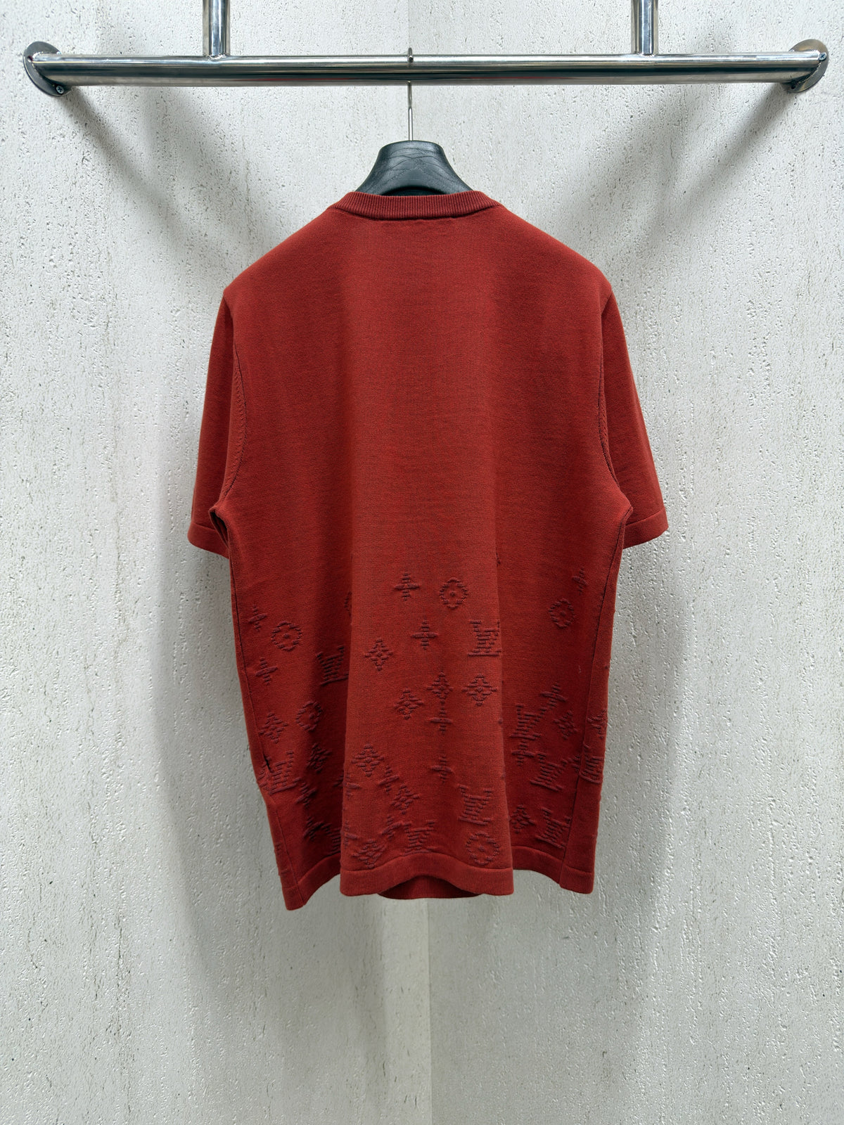 Louis Vuitton Jacquard Short-Sleeved Crewneck "Ketchup"