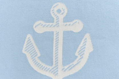 Thom Browne Anchor Sweater "Baby Blue"