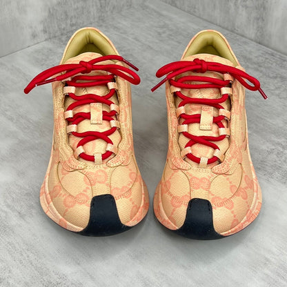 Gucci Run "Beige-Red Monogram"