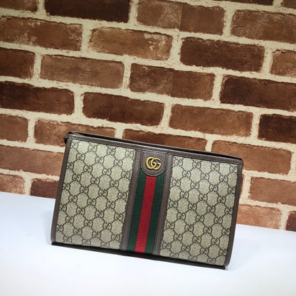 Gucci Ophidia GG Pouch in Supreme Canvas