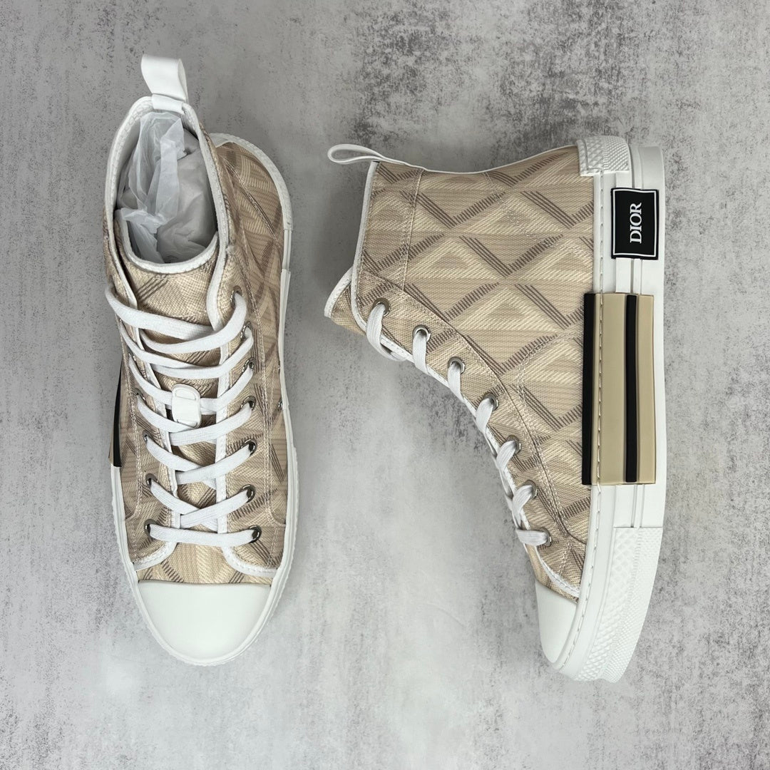 Dior B23 High-Top "Beige CD Diamonds"