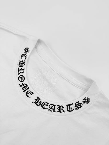 Chrome Hearts Neck Logo T-Shirt "White"