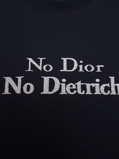 Dior T-Shirt with Embroidery "Black and White Cotton Jersey"