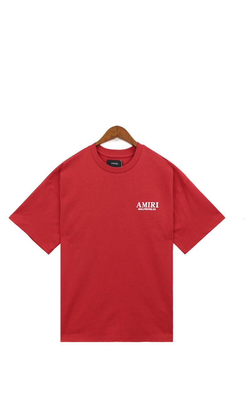 Amiri Bones Stacked T-Shirt "Red-White"