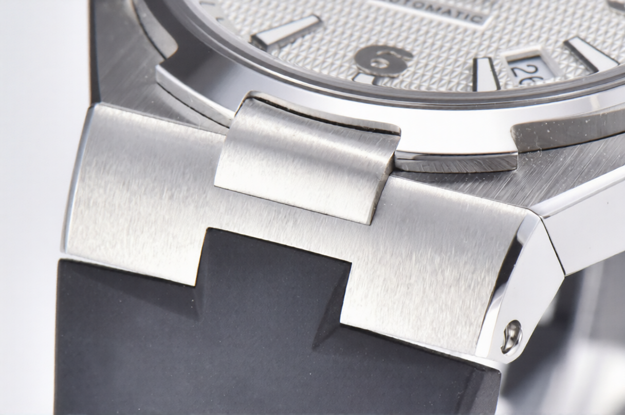 Vacheron Constantin 42mm Black Rubber Strap White Dial