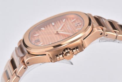 Patek Philippe Nautilus Ladies 35.2mm Rose Gold Dial