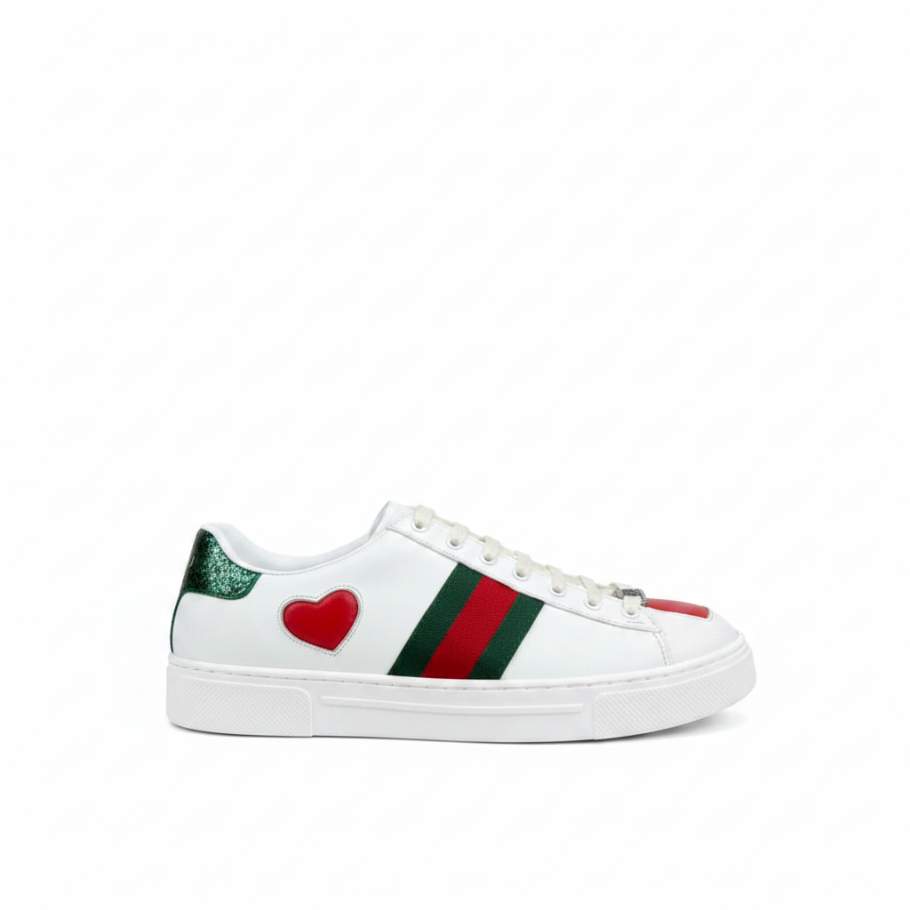 Gucci Ace "White Heart"