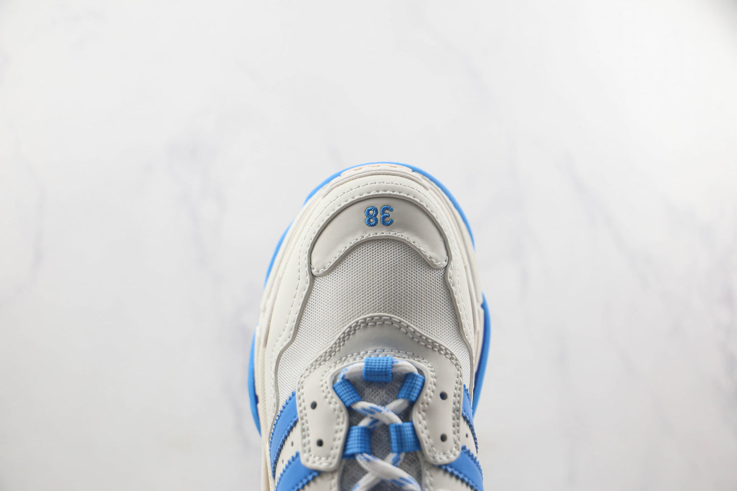 Balenciaga x Adidas Triple S "White-Blue"