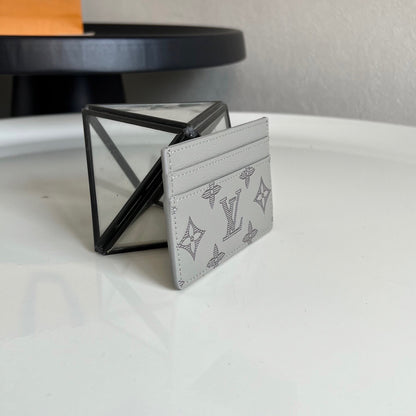 Louis Vuitton Double Card Holder "Shadow Leather"
