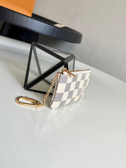 Louis Vuitton Key Pouch "Damier Azur"
