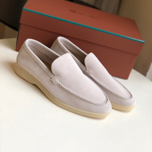 Loro Piana Summer Walk Loafers "White"