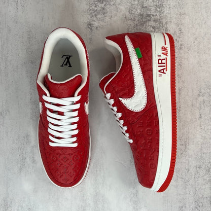 Louis Vuitton x Nike Air Force 1 "Red"
