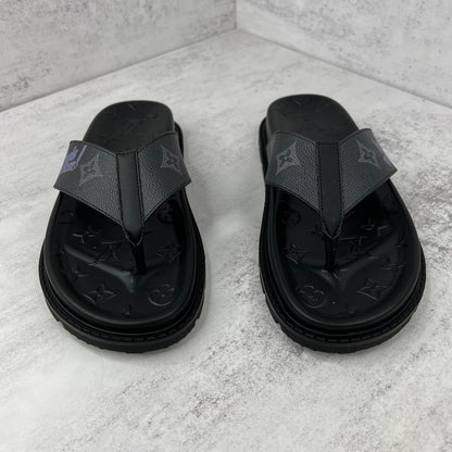 Louis Vuitton Flip-Flops "Black-Grey"