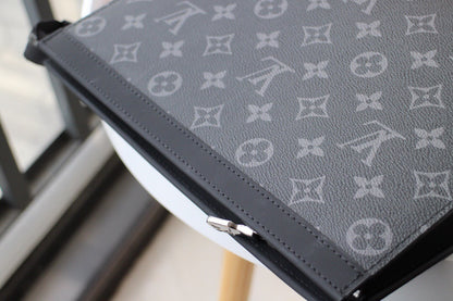 Louis Vuitton Pochette Voyage MM "Monogram Eclipse"