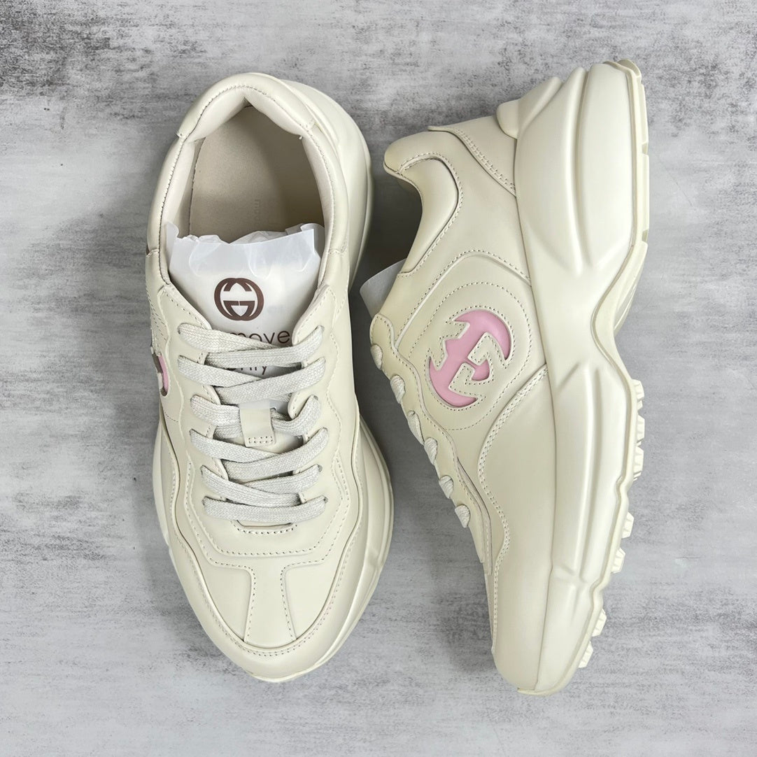 Gucci Rhyton Interlocking G "Beige-Pink"