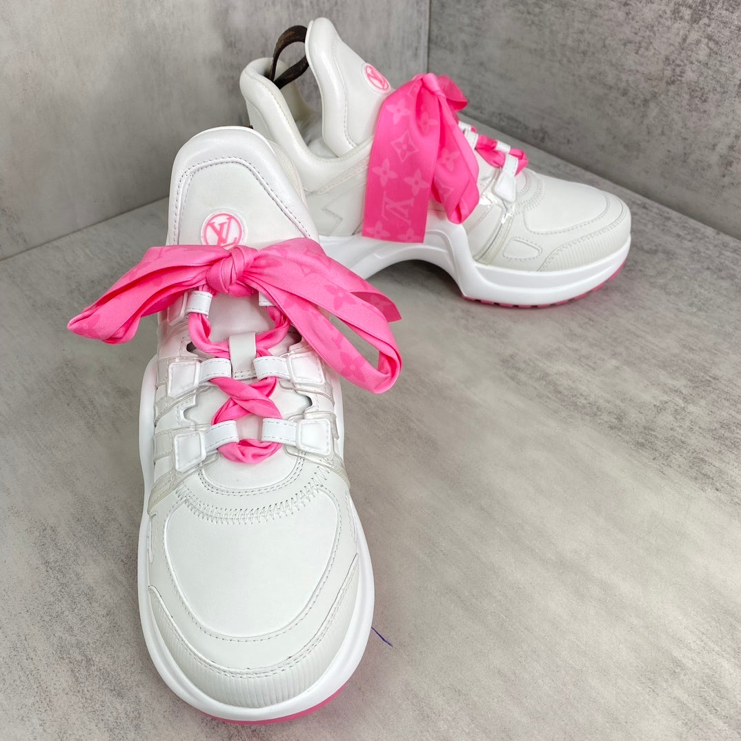 Louis Vuitton Arklight "White-Fuschia Pink"