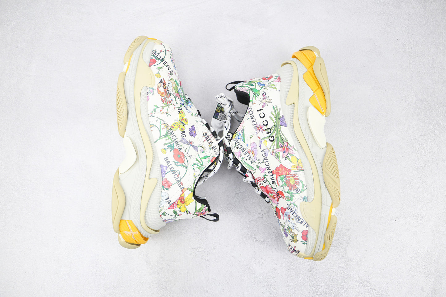 Balenciaga x Gucci Triple S "The Hacker Project Flora"