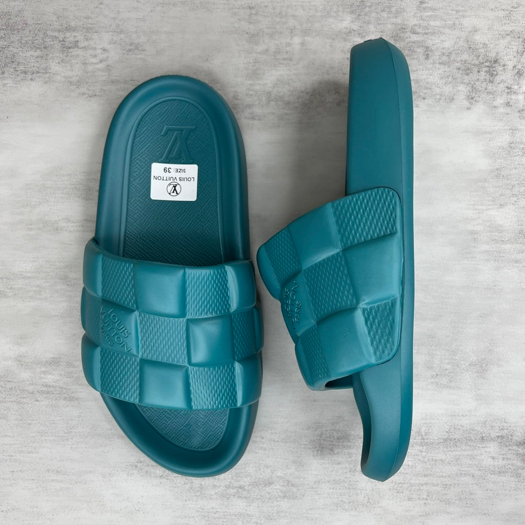 Louis Vuitton Slides "Cyan"