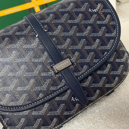 Goyard Belvedere PM Leather Handbag