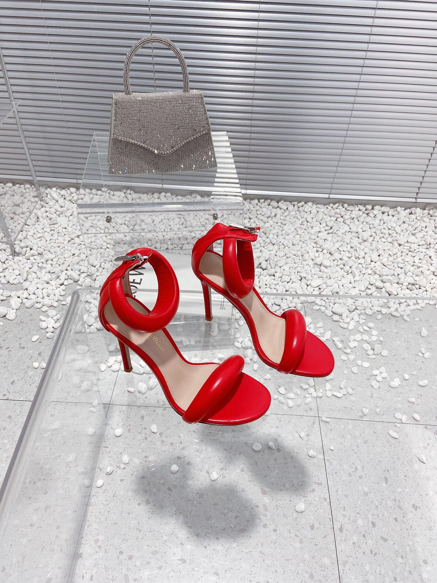 Gianvito Rossi Bijoux High Heels 100mm "Red"
