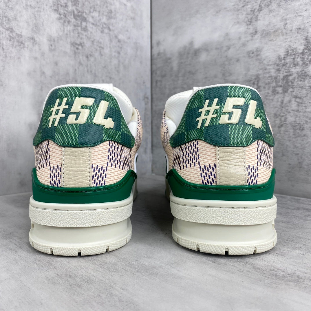 Louis Vuitton Trainers "White-Green"