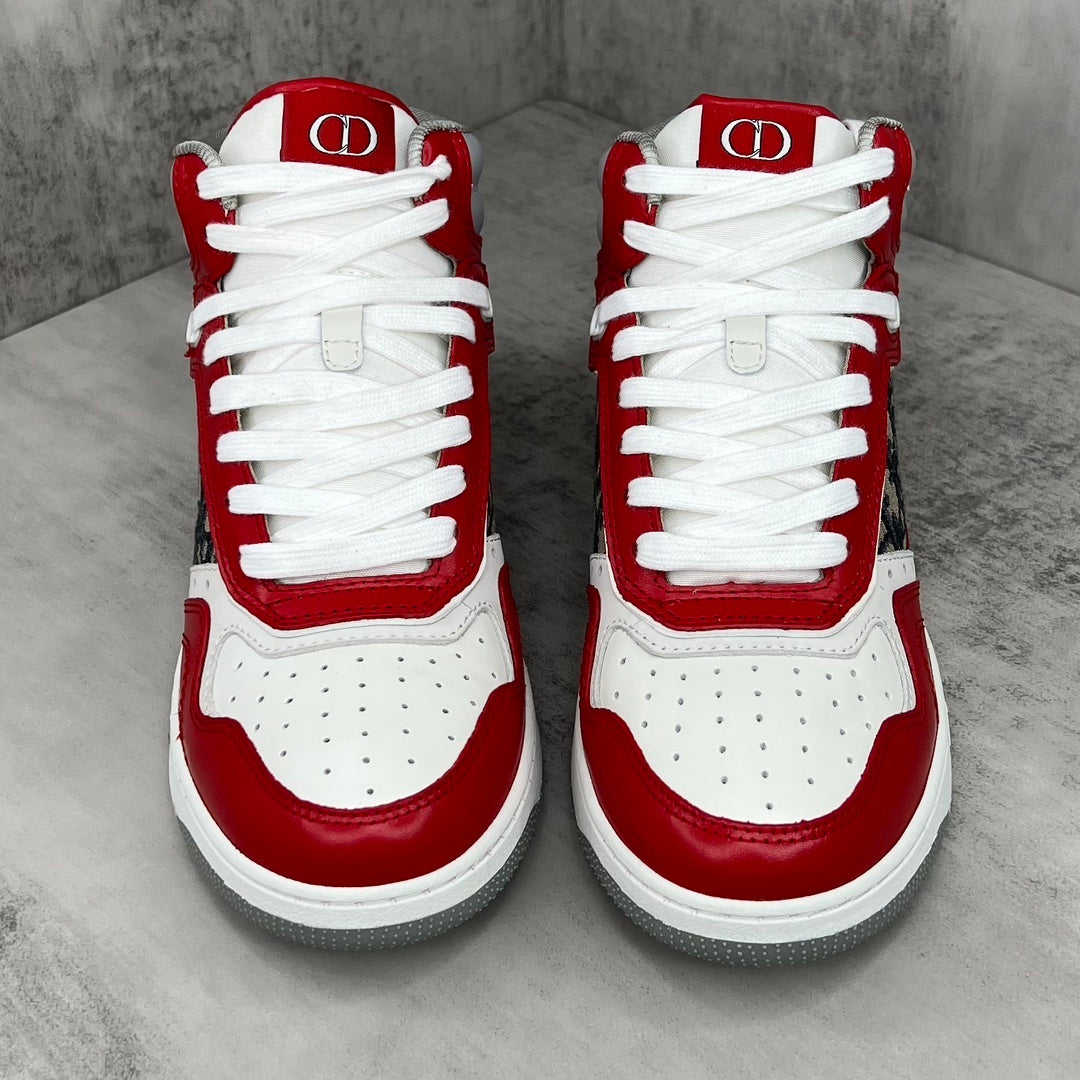 Dior B27 High-Top "White-Red-Beige"