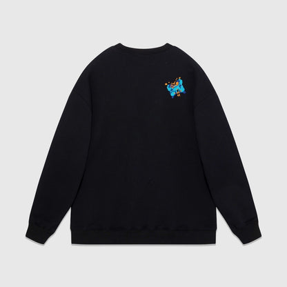 Louis Vuitton LV Butterflies Crewneck Sweatshirt "Total Eclipse"