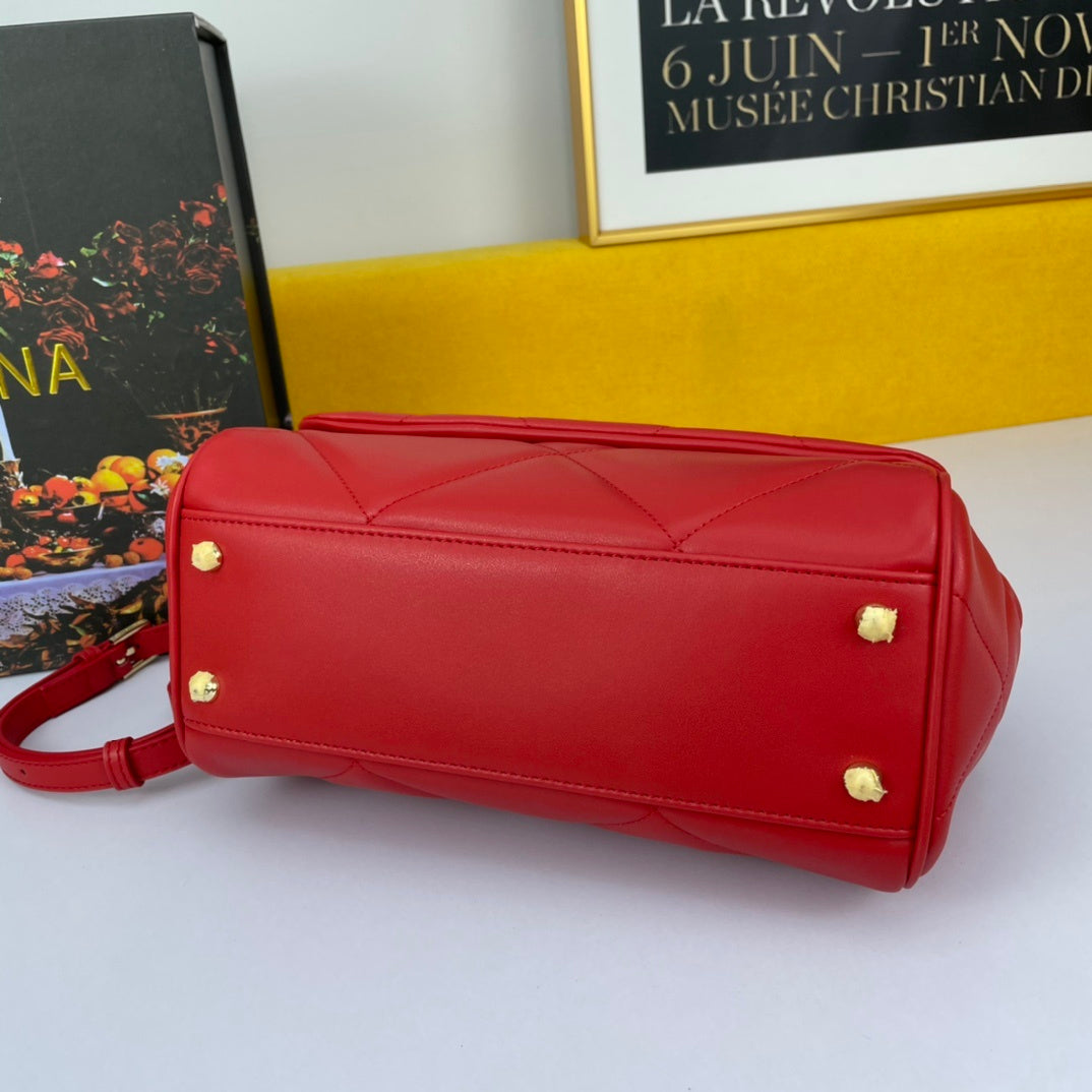 Dolce & Gabbana Sicily Quilted Leather Handbag