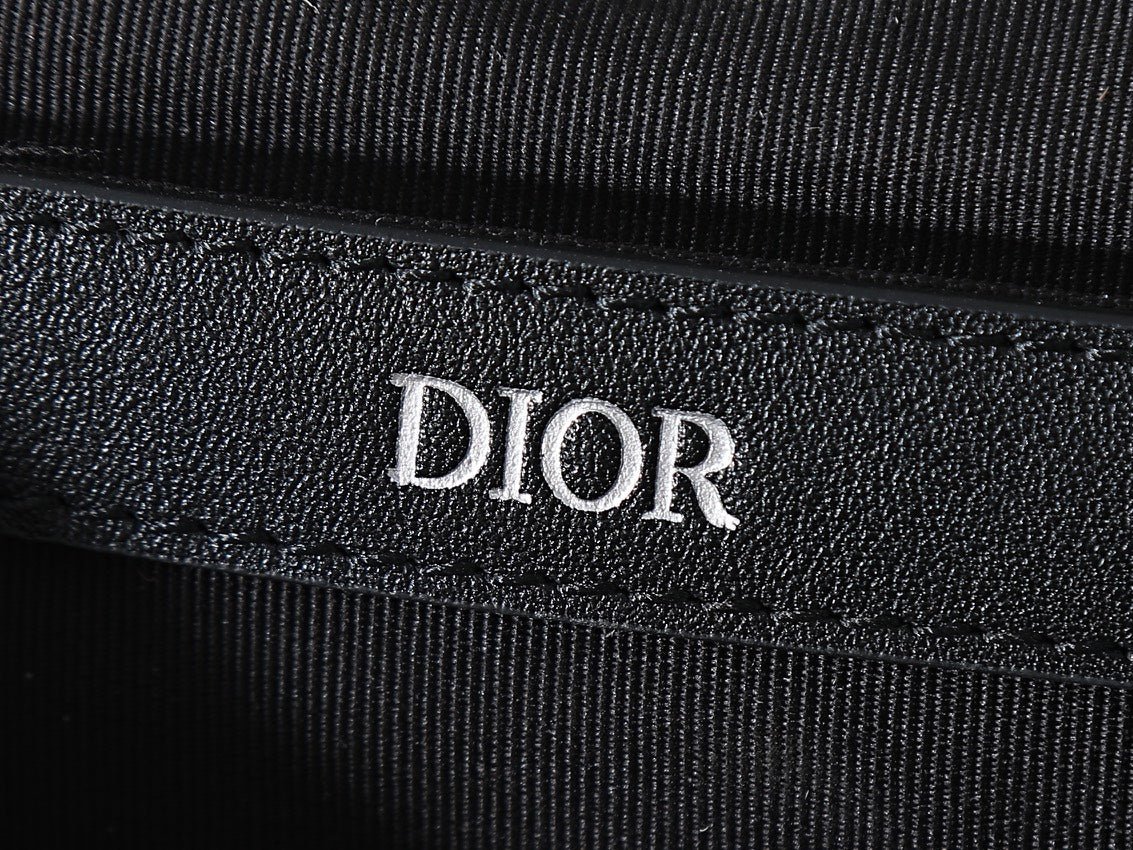 Dior Trek Messenger Bag with Flap "Black Dior Oblique Nylon"