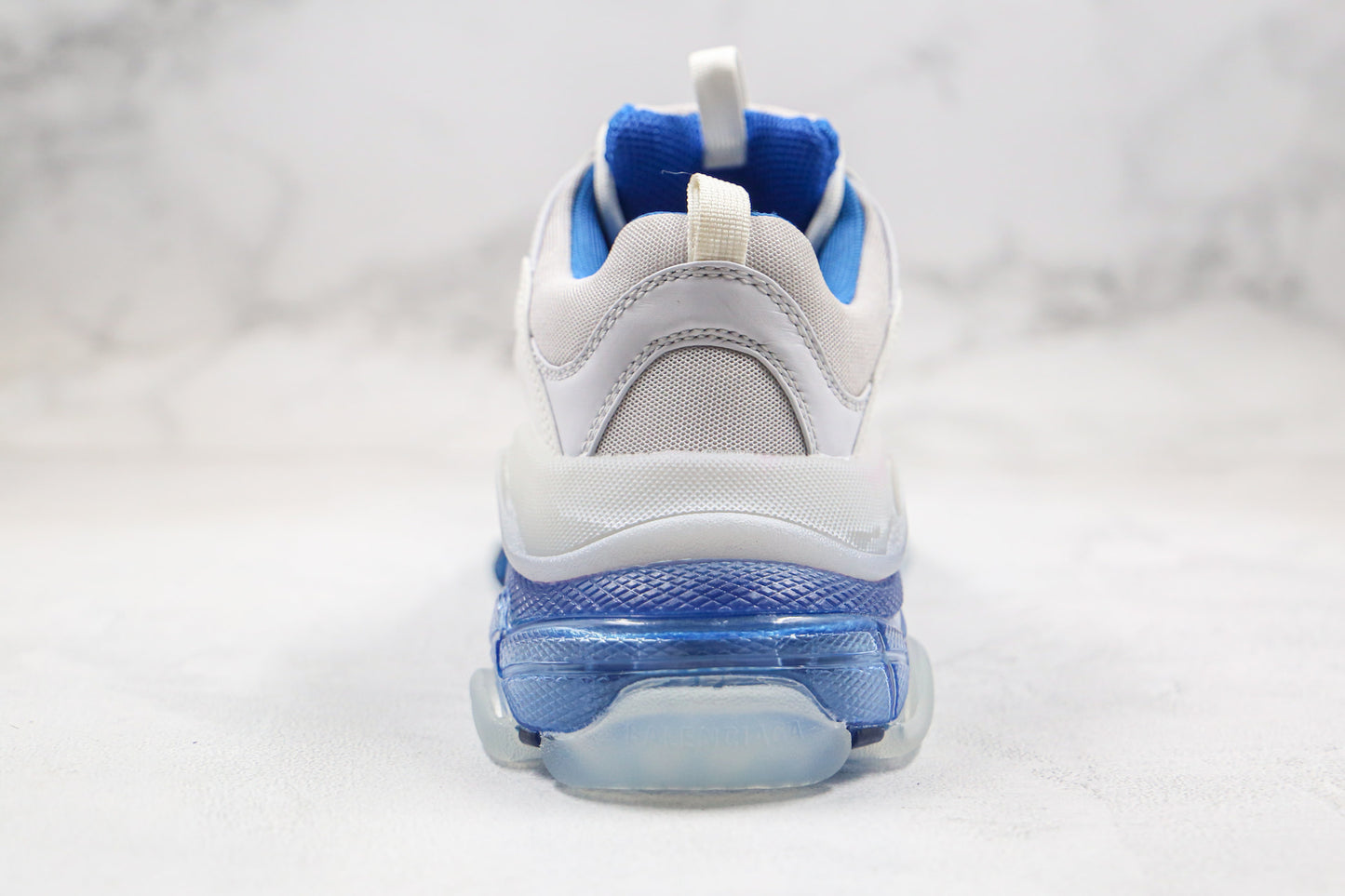 Balenciaga Triple S "White-Blue Clear Sole"
