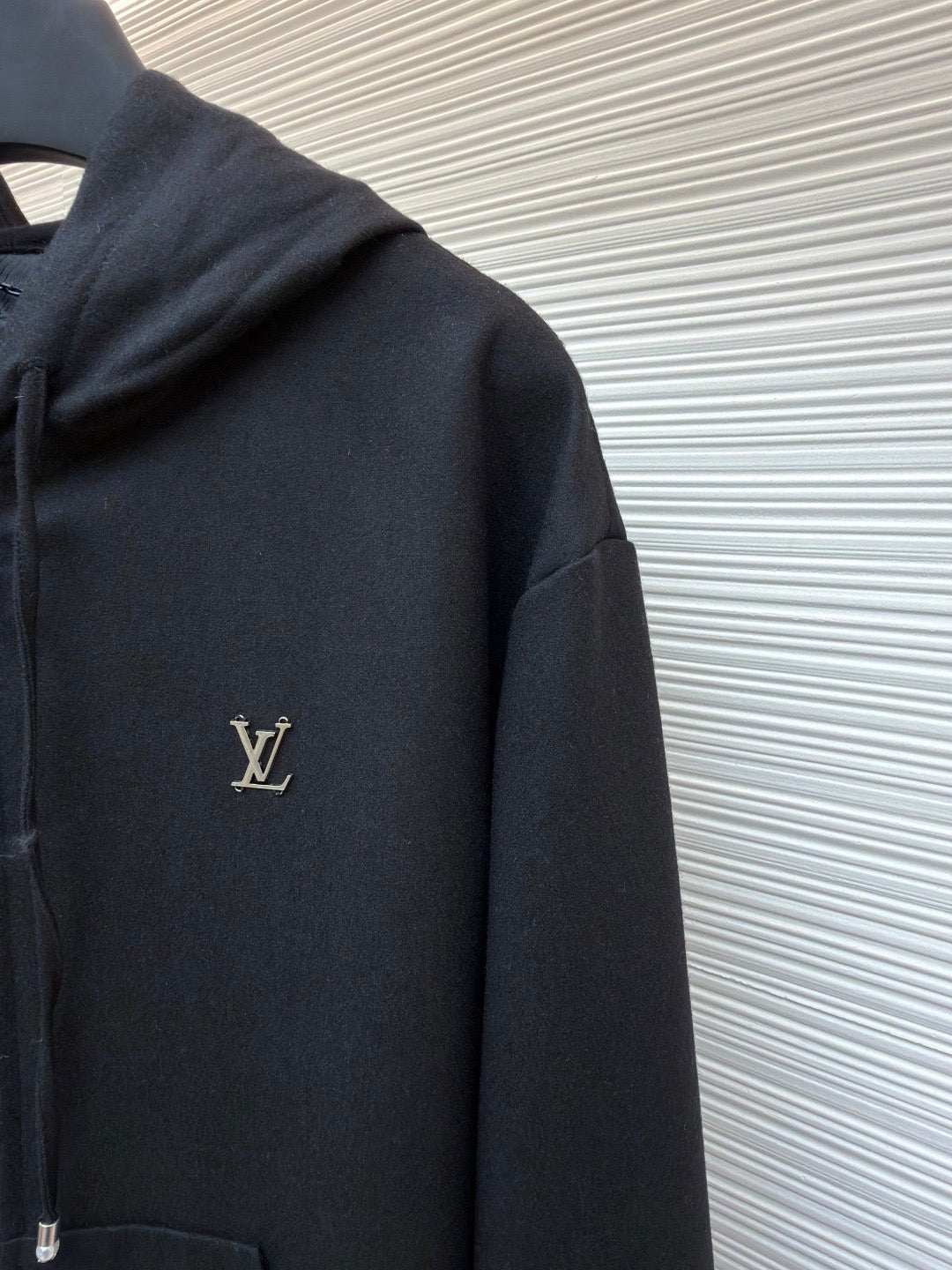 Tailored Technical Wool Hooded Blouson "Black"