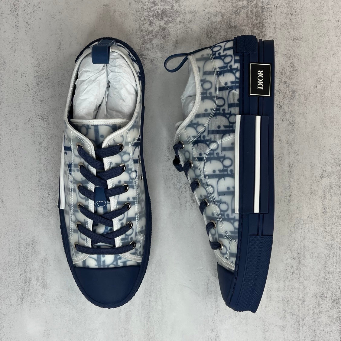 Dior B23 Low "Navy Blue-White"