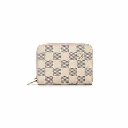 Louis Vuitton Zippy Coin Purse "Damier Azur"