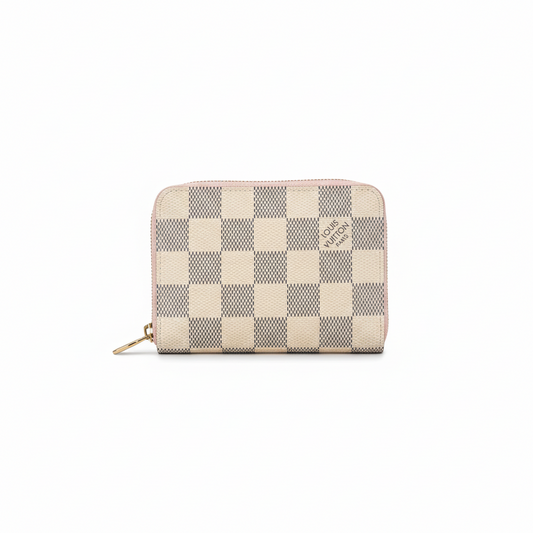 Louis Vuitton Zippy Coin Purse "Damier Azur"