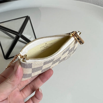 Louis Vuitton Key Pouch "Damier Azur"