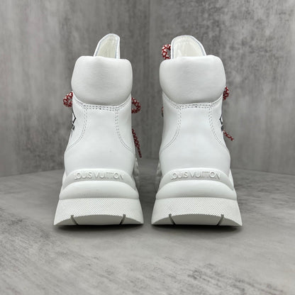 Louis Vuitton Ruby Flat Ranger Boots "White"