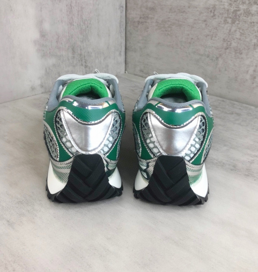 Bottega Veneta Orbit "Green-Silver"