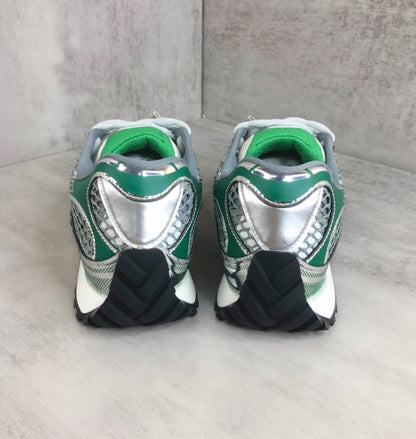 Bottega Veneta Orbit "Green-Silver"