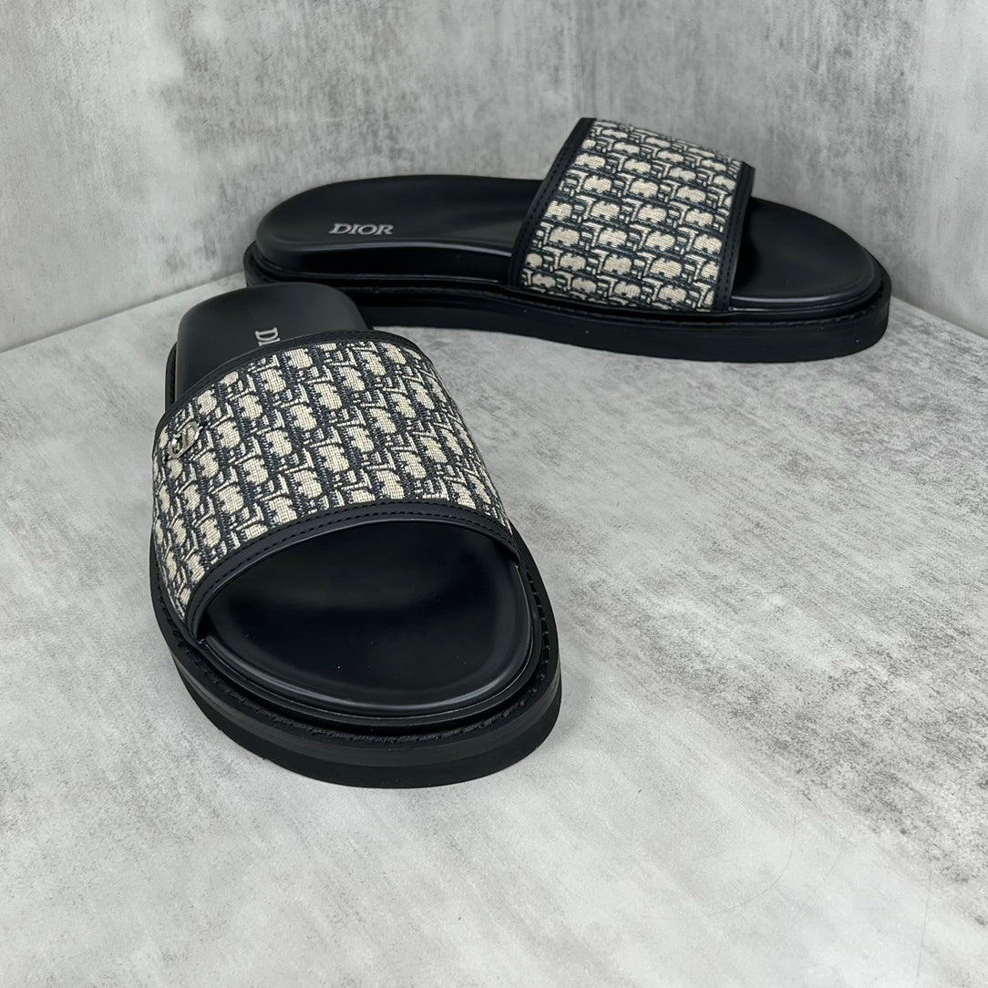 Dior Slides "Black-Beige"