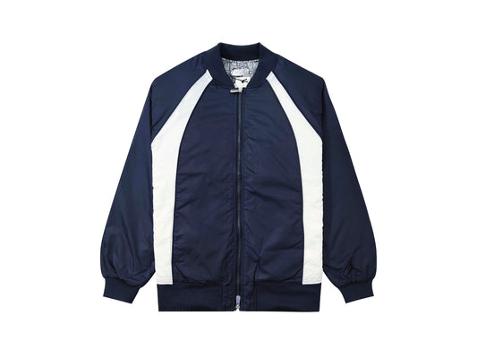 Air Jordan x Dior Bomber Jacket "Navy Blue-White"