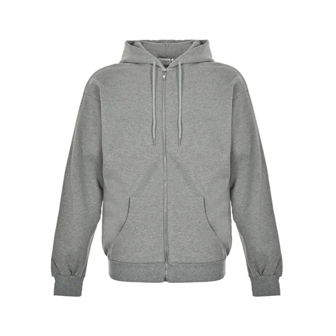Celine Zip-Up Hoodie "Grey"